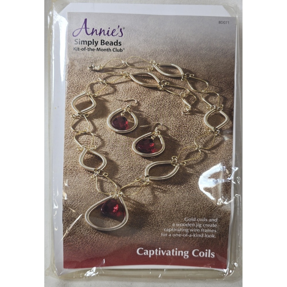 Annie's‎ Simply Beads Kit Of The Month "Captivating Coils" Jewelry Making BD071